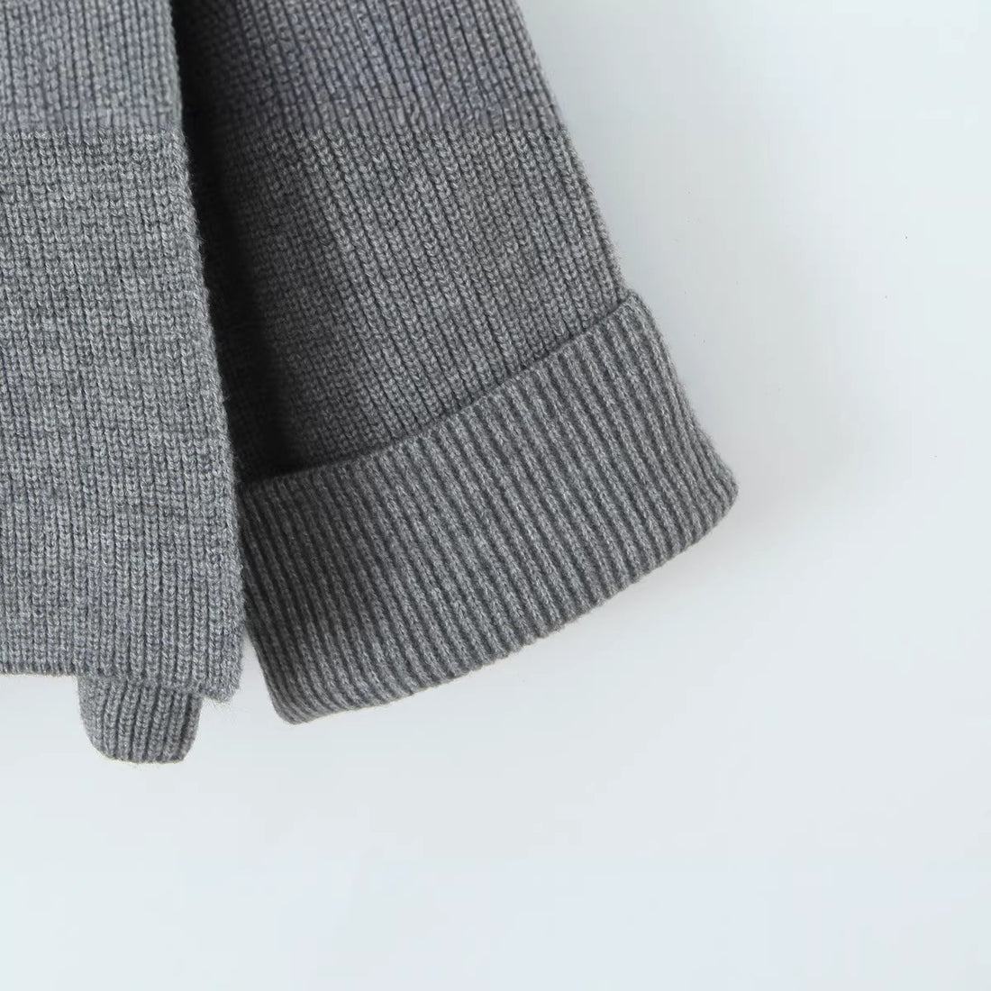 Damen Oversized Rollkragen‑Strickpullover mit Rippstruktur Echoarchiv