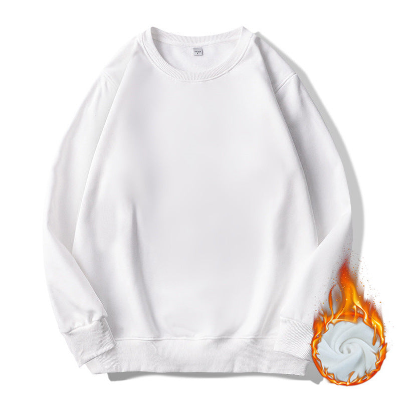 Unisex Thermo-Fleece Sweatshirt mit Rundhals und angerautem Innenfutter – Marzano