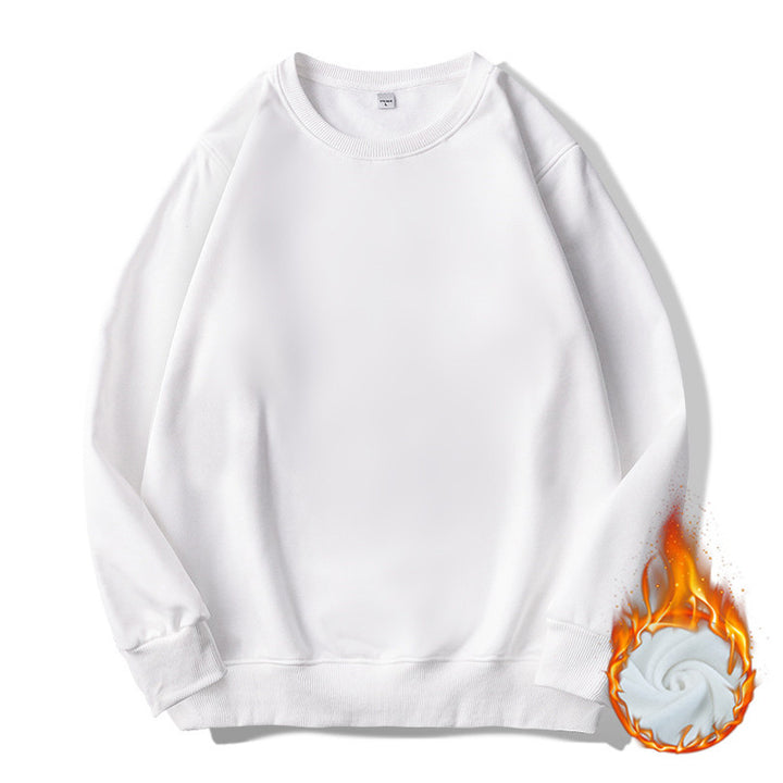 Unisex Thermo-Fleece Sweatshirt mit Rundhals und angerautem Innenfutter – Marzano