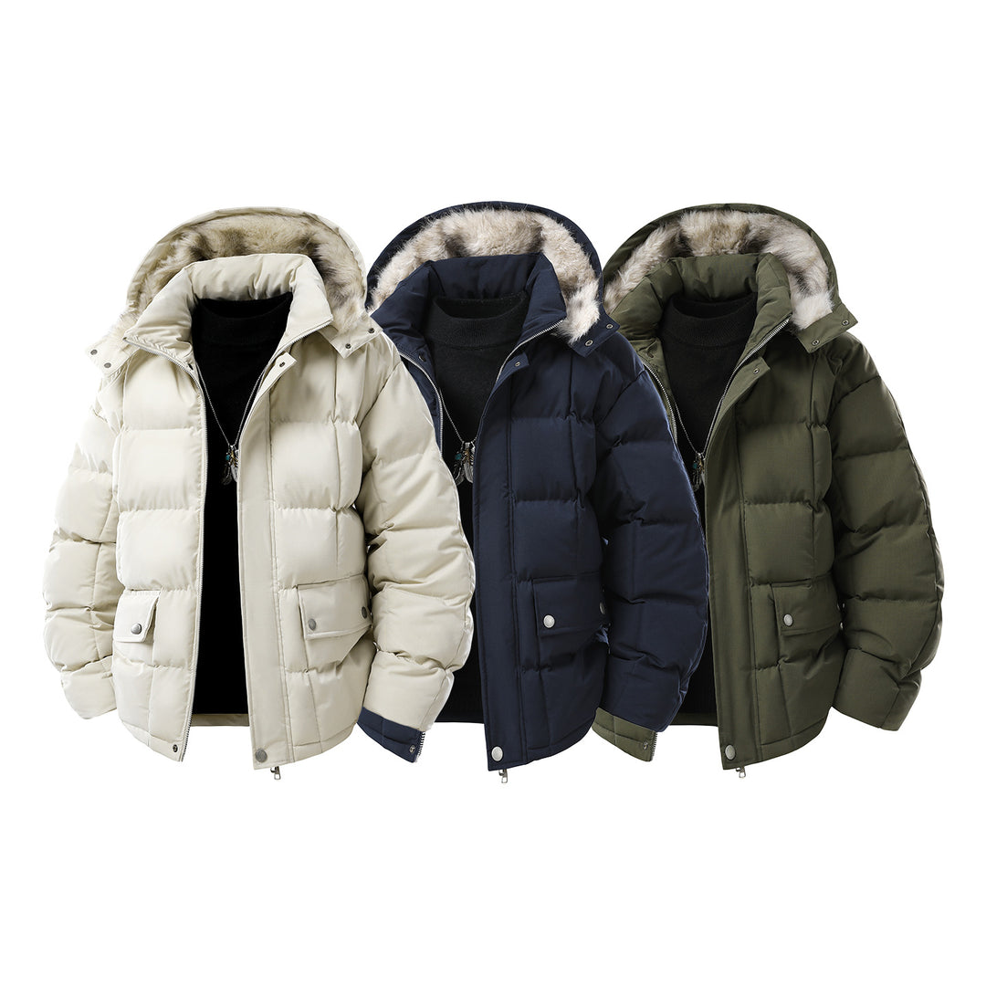 Damen Stepp-Kurzjacke mit abnehmbarer Kapuze und wärmender Microfaserfüllung Echo Archiv