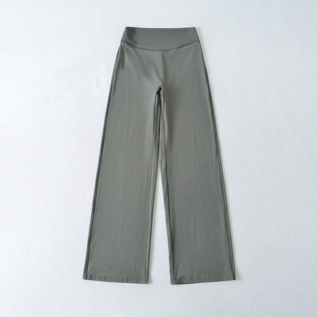 Damen Weite High Waist Loungehose aus Stretchjersey mit fließendem Schlag Echoarchiv
