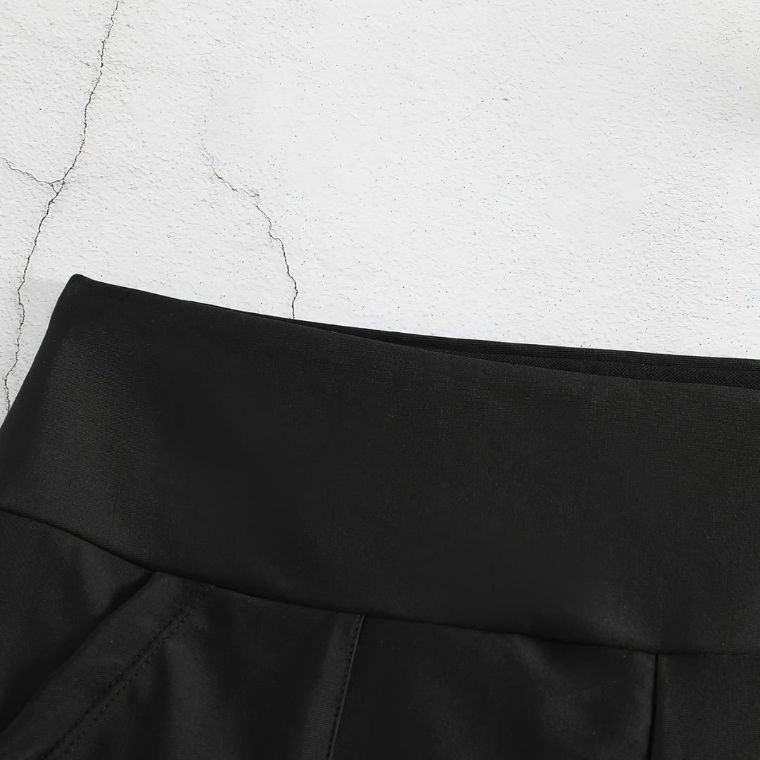 Damen Badeshorts mit hohem Bund und Seitentaschen Echo Archiv