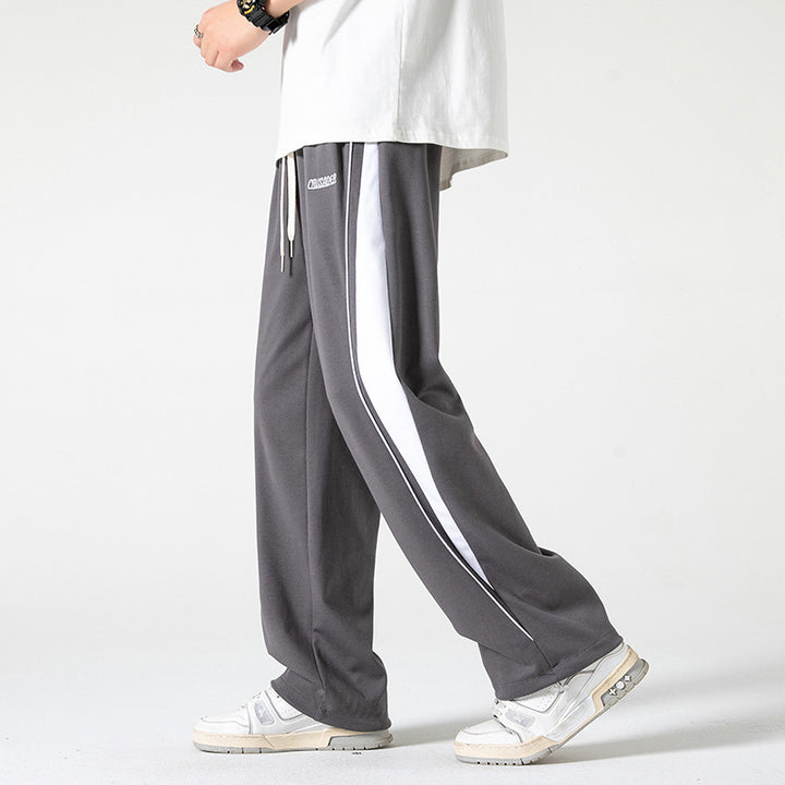 Herren Sportliche Freizeithose mit Kontraststreifen Echoarchiv
