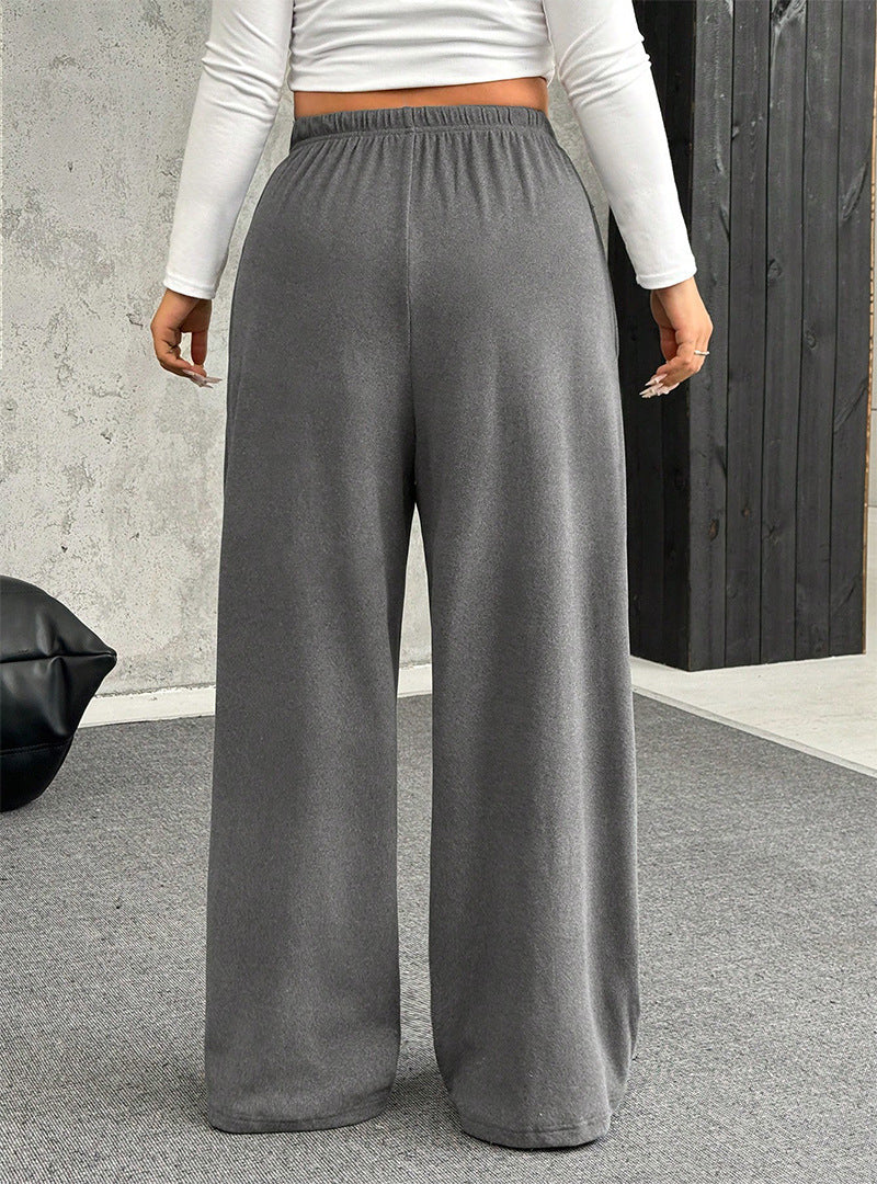 Damen High-Waist weite Beinform Jogginghose Echoarchiv