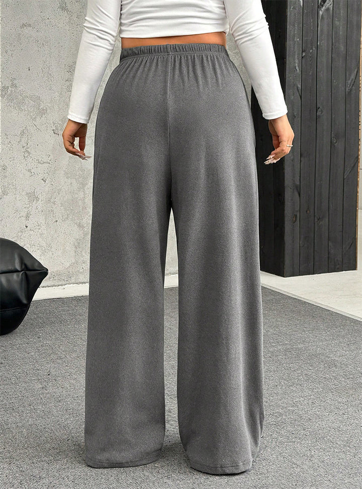 Damen High-Waist weite Beinform Jogginghose Echoarchiv