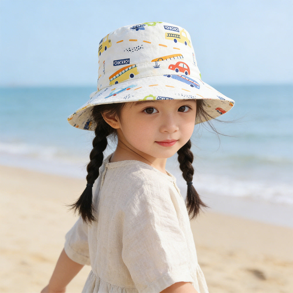 Unisex nan Kinder Sonnenhut mit breiter Krempe verstellbarem Kinnband und Einhornprint  Echo Archiv