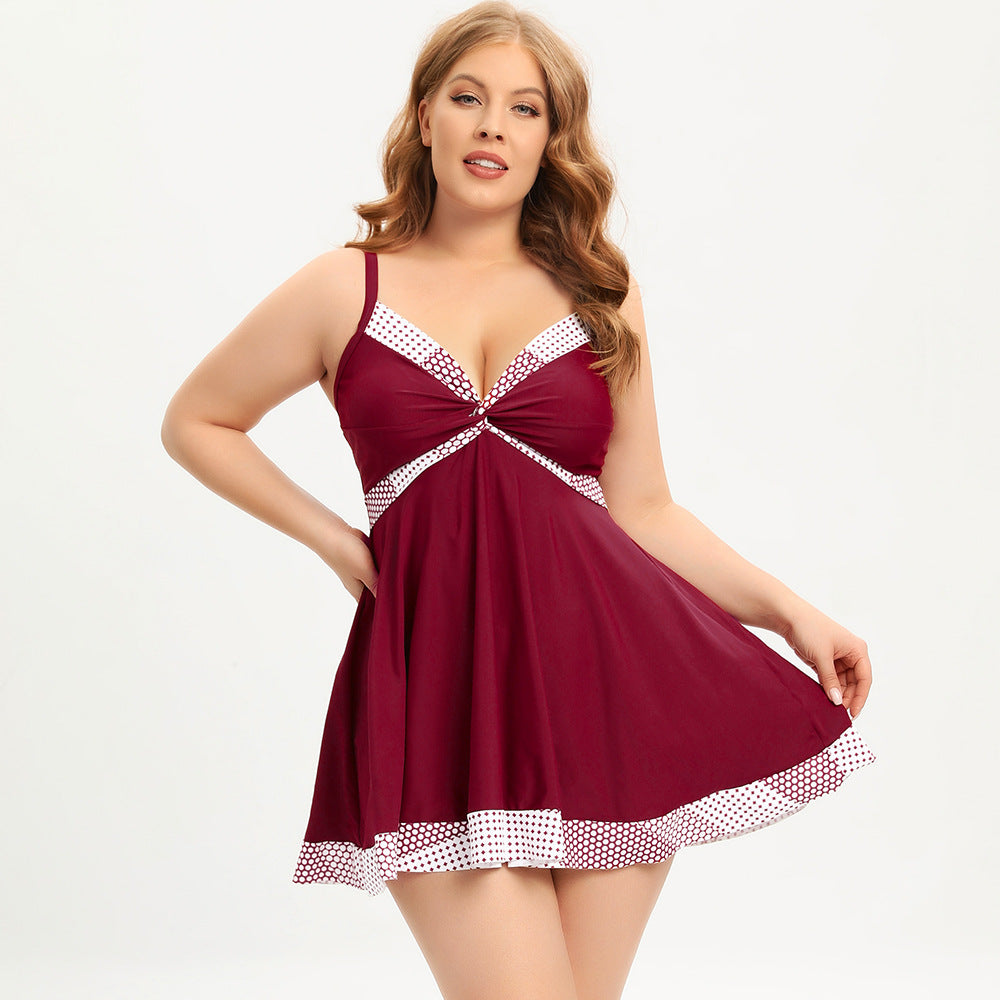 Damen lässiges Schwimmdress mit elegantem Knotendesign Echo Archiv