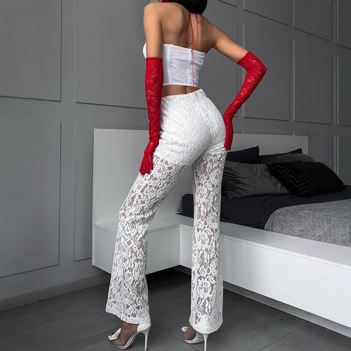 Damen Spitzenhose mit eleganter Schlagform Echo Archiv