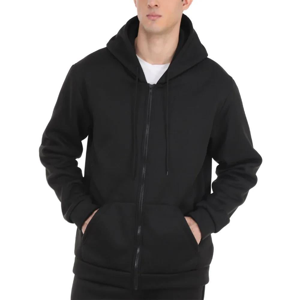 Unisex Zip-Hoodie mit verdecktem Reißverschluss, minimalistischer Silhouette und angerautem Innenfutter Echo Archiv