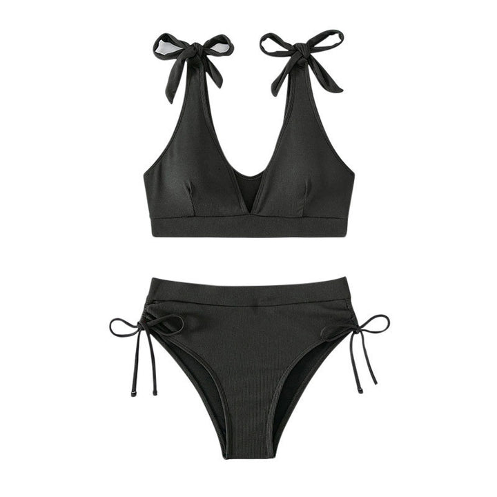 Damen Hochtaillierter Bikini mit verstellbaren Trägern Echo Archiv