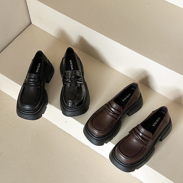 Damen Modische Lederslipper Echo Archiv