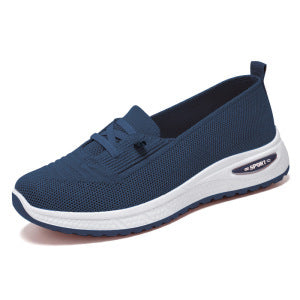 Damen nan leichter Strick-Slipper-Sneaker mit Memory-Schaum-Fußbett und rutschfester Gummilaufsohle Echo Archiv