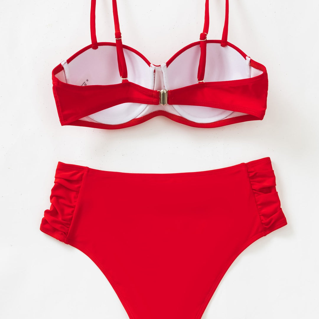 Damen Push-Up-Bikini mit Rüschendetails Echo Archiv