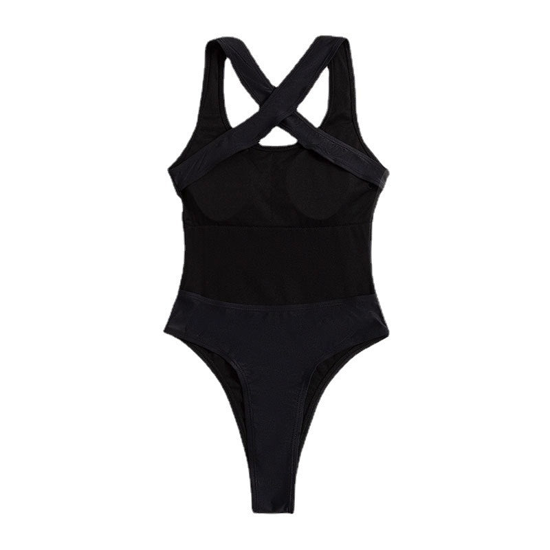 Damen Sportlicher Einteiler Badeanzug Echo Archiv
