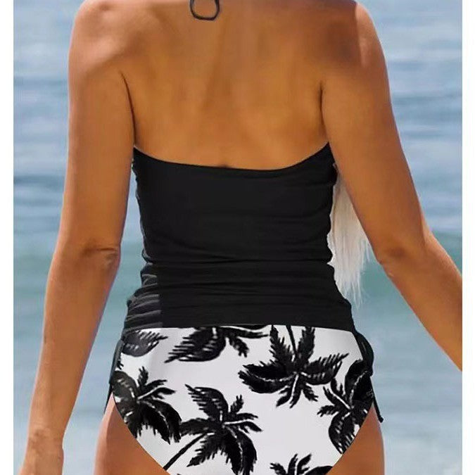 Damen Tankini mit floralem Muster und verstellbaren Trägern Echo Archiv