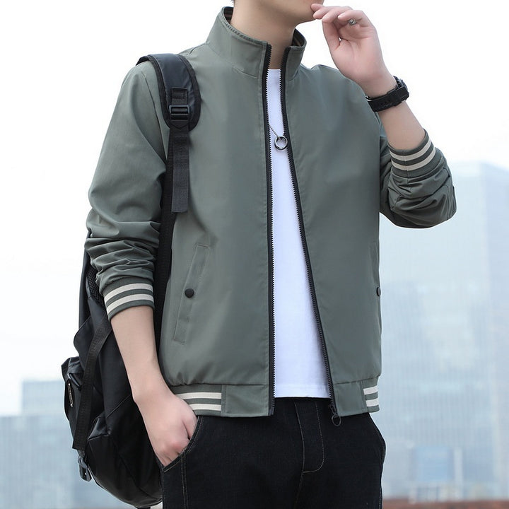 Herren Sportliche Bomberjacke mit seitlichen Taschen Echo Archiv