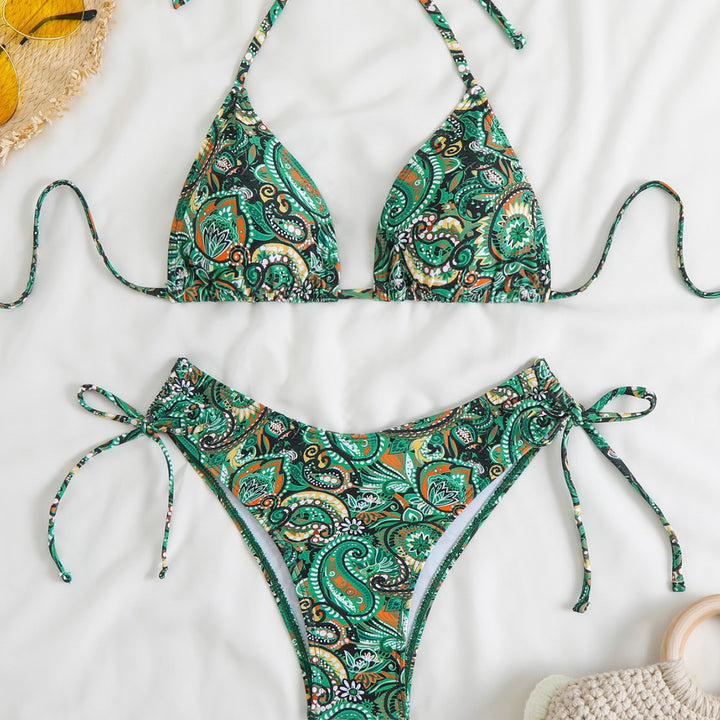 Damen Triangel-Bikini mit raffinierter Paisley-Optik Echo Archiv