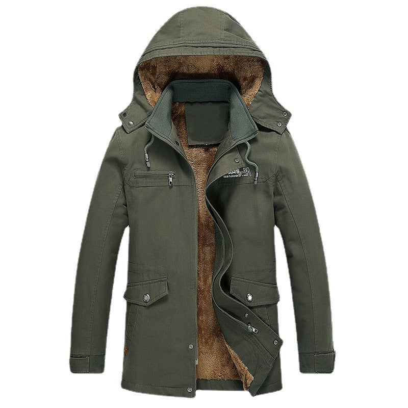 Herren modische Outdoor-Jacke mit warmem Futter Echoarchiv