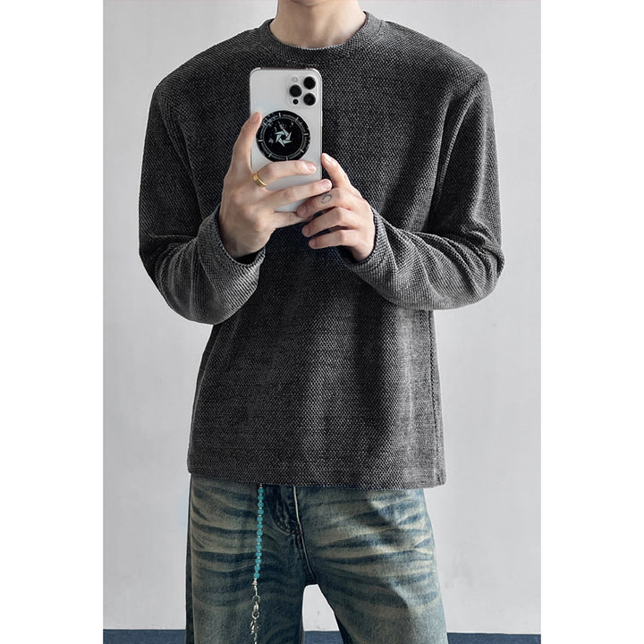 Herren Freizeit Langarmpullover Echo Archiv