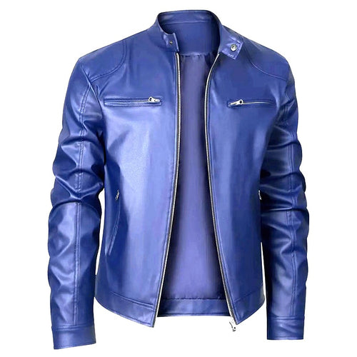 Herren Modische Lederjacke Echo Archiv