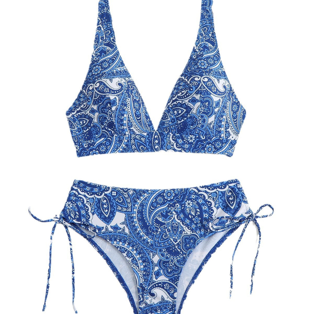 Damen Triangel-Bikini mit verspieltem Paisleymuster – Maréssa