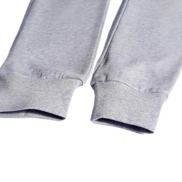 Unisex nan athleisure Jogginghose mit innen angerautem Fleece, elastischem Kordelbund und gerippten Knöchelabschlüssen Echo Archiv