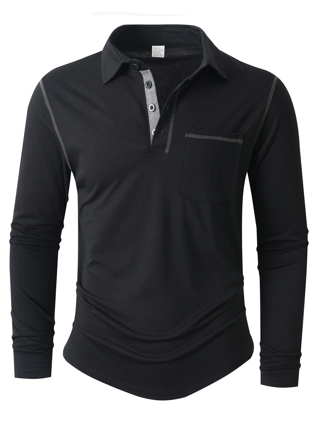 Herren Langarm Poloshirt Echoarchiv