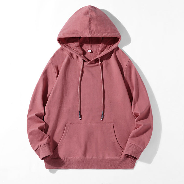 Unisex Oversize Kapuzenpullover aus schwerem Baumwollfleece mit Kängurutasche und verstellbarem Tunnelzug Echo Archiv