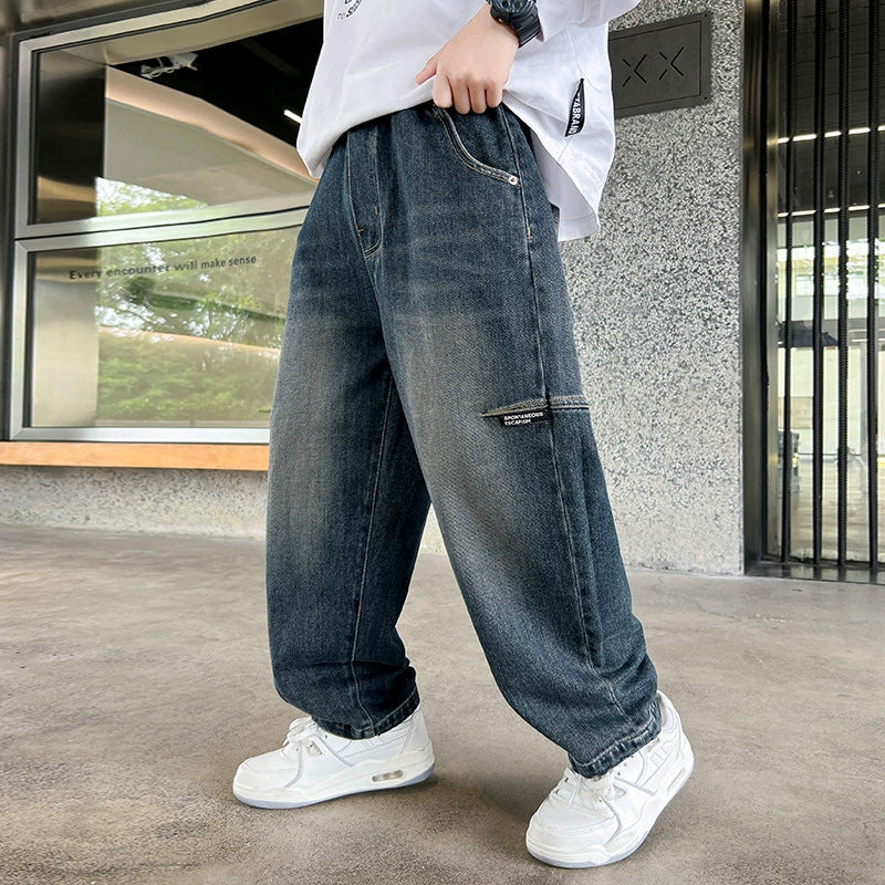 Unisex lässige Baggy-Jeans Echo Archiv