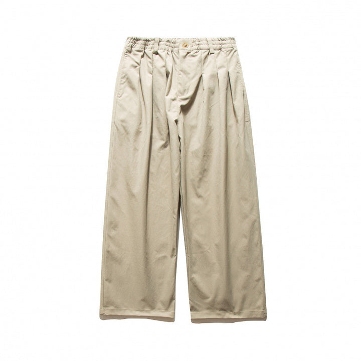 Unisex Weite Plissee-Hose mit elastischem Bund und Bundfalten Echo Archiv