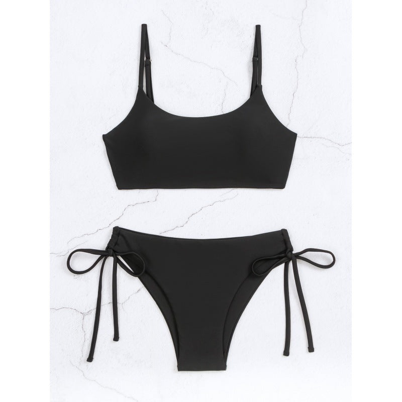 Damen Sport-Bikini mit hochgeschnittenem Slip und verstellbaren Trägern Echo Archiv