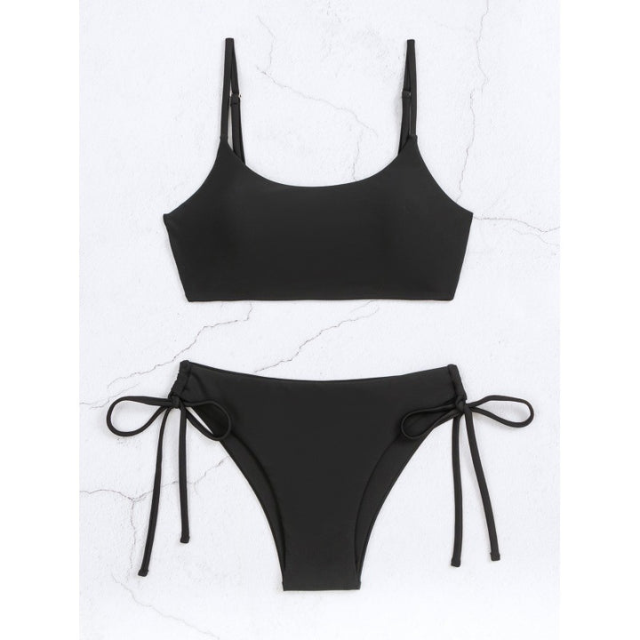 Damen Sport-Bikini mit hochgeschnittenem Slip und verstellbaren Trägern Echo Archiv
