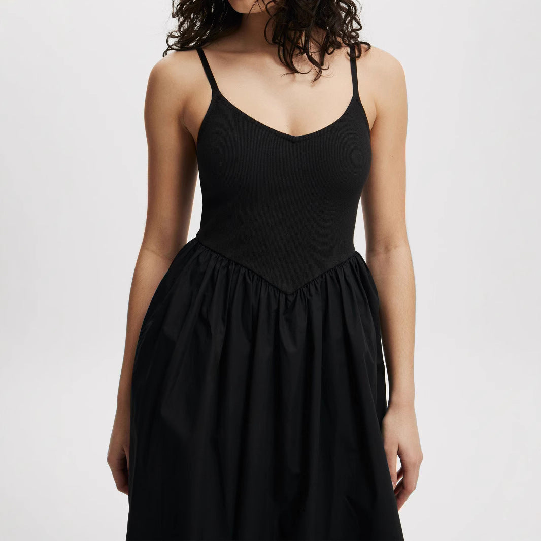 Damen Midi-Kleid mit lässigem Schnitt und praktischen Taschen Echo Archiv