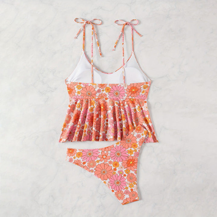 Damen Fließendes Blumen-Bikini-Set Echo Archiv