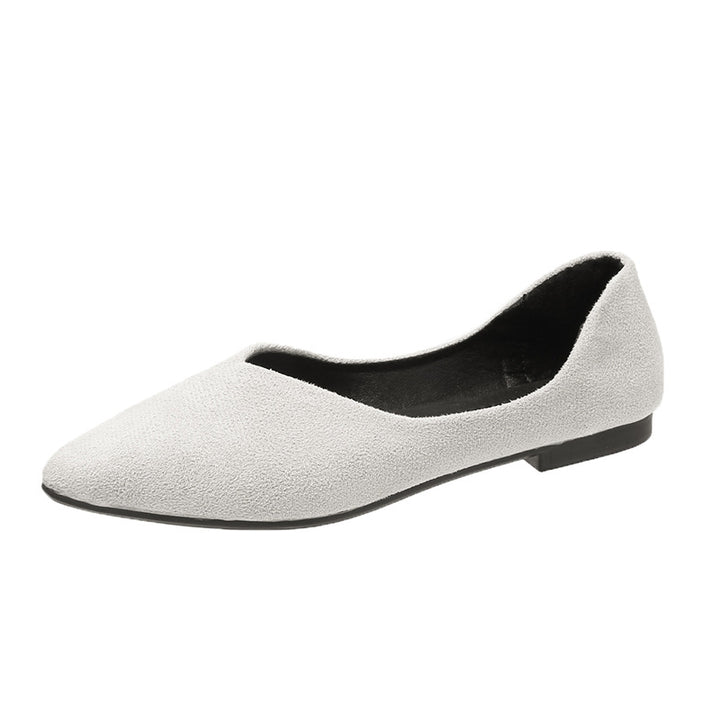Damen  spitze Ballerina aus Microvelours mit gepolstertem Komfortfußbett Echo Archiv