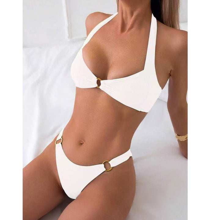 Damen Bikini-Set mit modischem Knoten und elastischem Material Echo Archiv