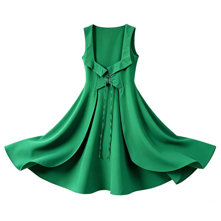 Damen nan schulterfreies Boho Maxikleid mit Volants, asymmetrischem Saum und Glockenärmeln Echo Archiv