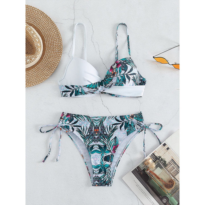 Damen Design-Bikini mit modernem Wickel-Detail Echo Archiv