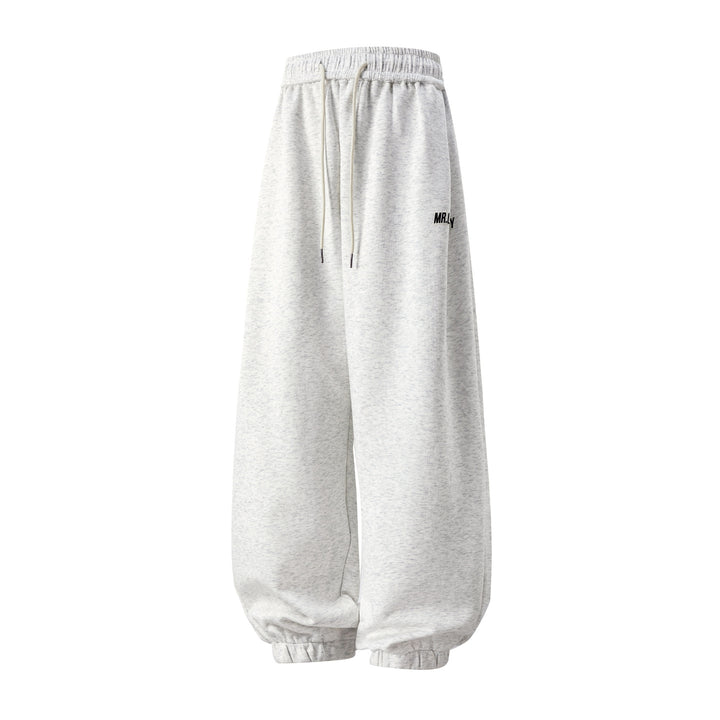 Unisex Extraweite Sweat‑Haremshose im Palazzoschnitt mit Kordelzug und geripptem Knöchelabschluss Echo Archiv