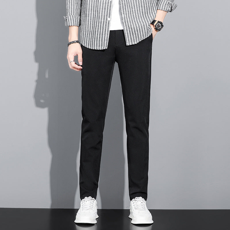 Herren Slim-Fit Chinohosen mit seitlichen Taschen Echoarchiv