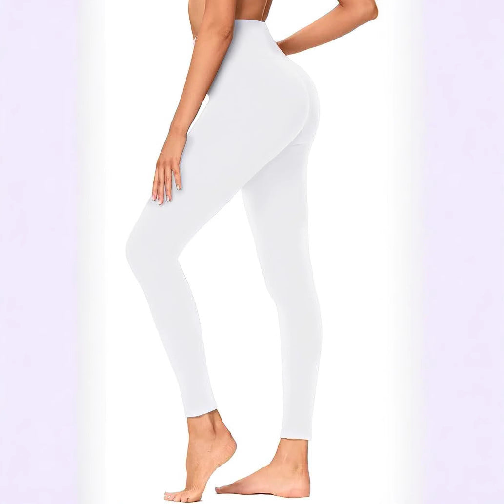 Damen Hochtaillierte Sportleggings Echoarchiv