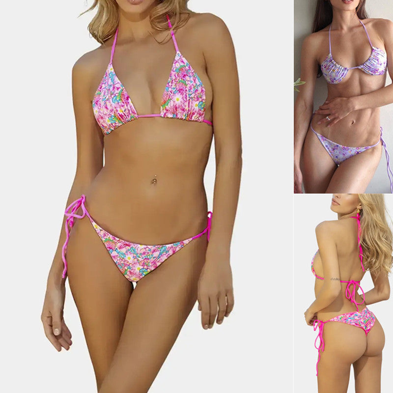 Damen Blumenmuster Bikini Echo Archiv