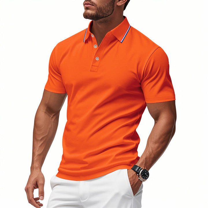 Herren Poloshirt mit modernem Kragen und feuchtigkeitsregulierender Technologie Echoarchiv