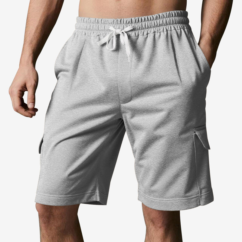 Herren sportliche Cargo-Shorts mit elastischem Bund und seitlichen Taschen Echoarchiv