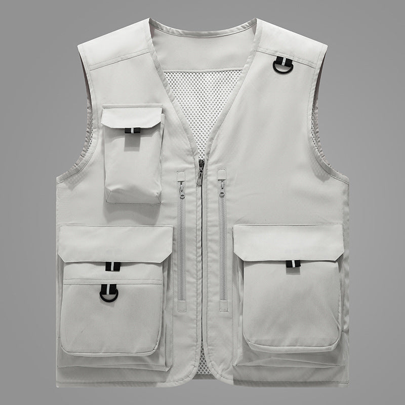 Herren Multifunktionale Outdoor-Weste mit zahlreichen Taschen Echo Archiv