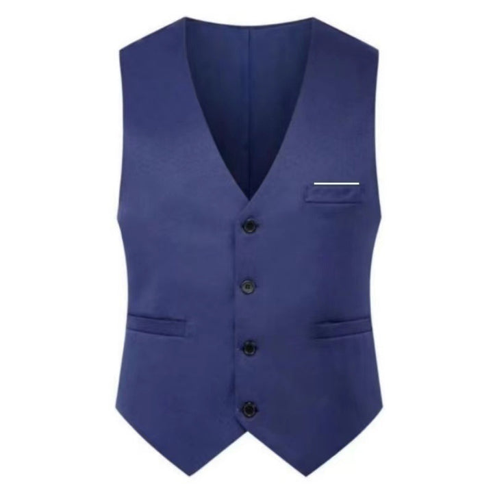 Herren nan elegante Satinweste mit V-Ausschnitt und schmal geschnittene Anzughose Echo Archiv