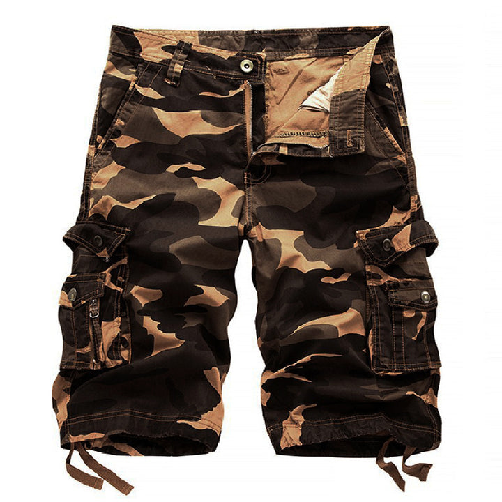 Herren Cargoshorts mit multifunktionalen Taschen und camouflagemuster Echoarchiv