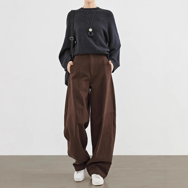 Damen Elegante und Bequeme weite Hosen Echoarchiv