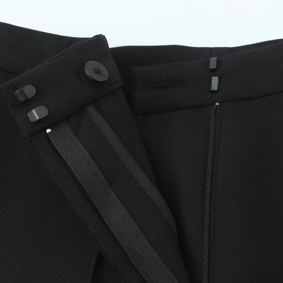 Damen elegante Hochwasser-Hose mit praktischen Schlitzdetails und hochwertiger Verarbeitung Echo Archiv