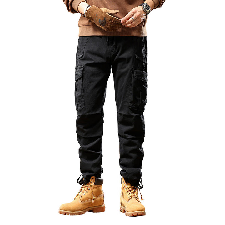 Herren Tactical Cargo-Hose mit Knöchelstulpen und Mehrfachtaschen Echo Archiv
